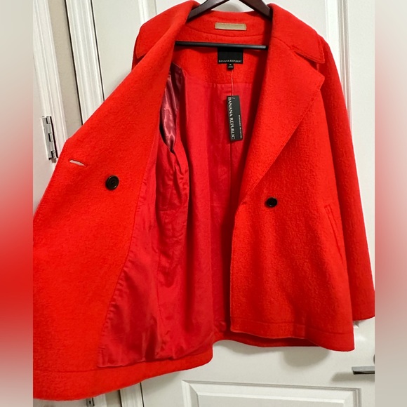 Banana republic relaxed fit boiled wool coat - Picture 5 of 13